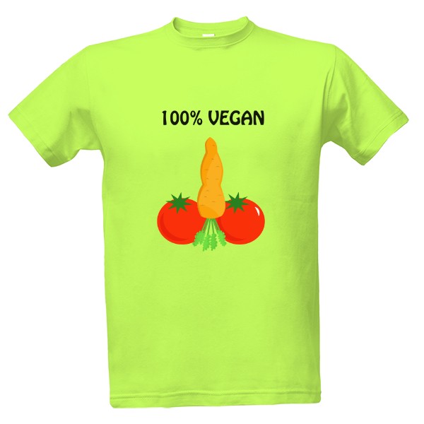 Tričko s potiskem 100% vegan