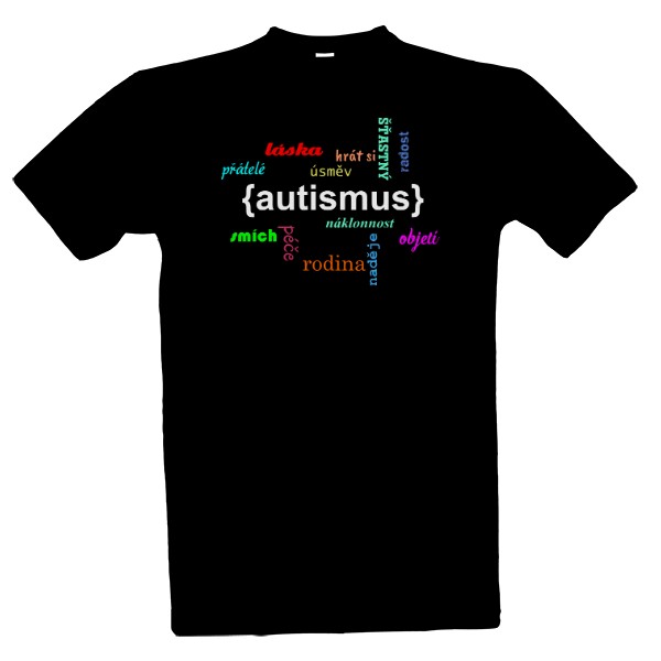 Tričko s potiskem Autismus