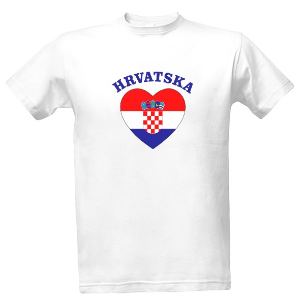Tričko s potiskem Chorvatsko