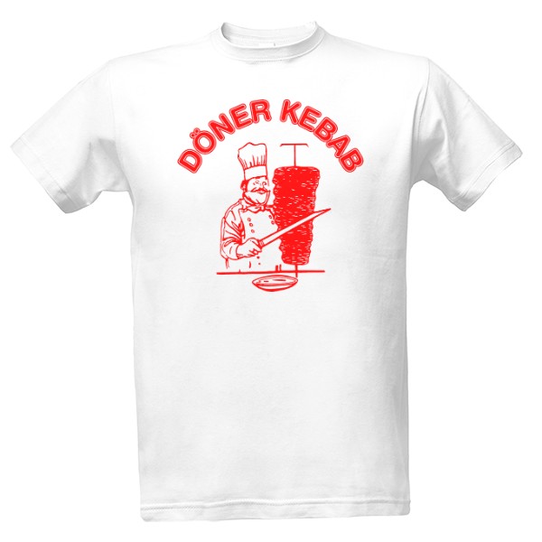 Tričko s potlačou Doner Kebab přední strana
