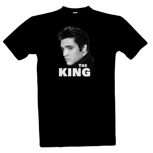 Tričko s potiskem Elvis The King tričko