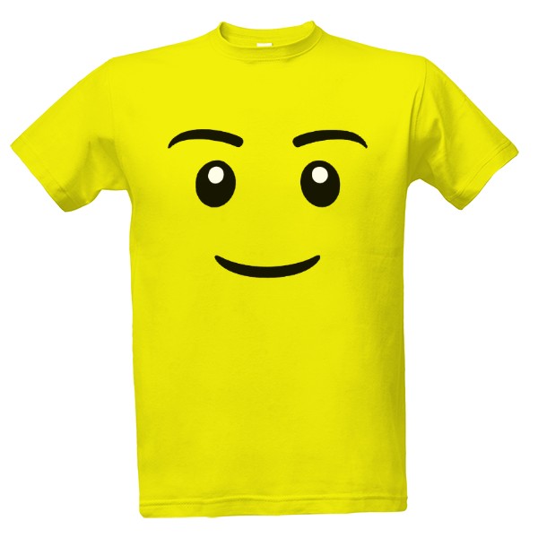 Tričko s potiskem Emoji oblicej LEGO style