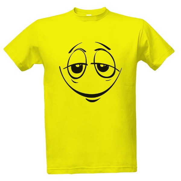 Tričko s potiskem Emoji zhulený