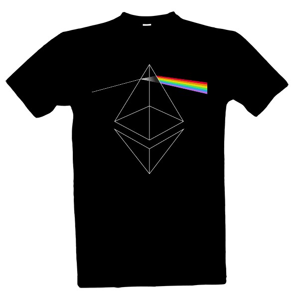 Tričko s potlačou Ethereum - kryptoměna