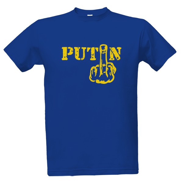 Tričko s potiskem Fu*ck Putin