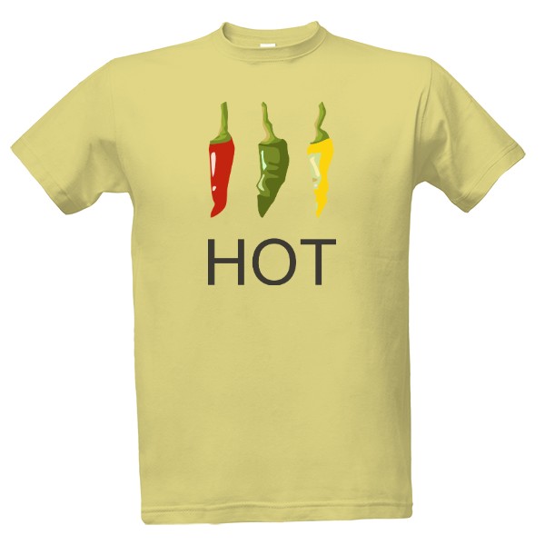Tričko s potiskem Hot chilli
