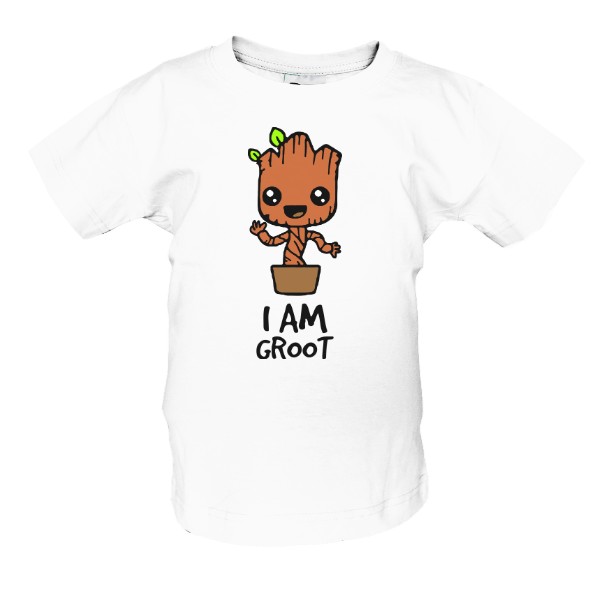 Tričko s potiskem I am Groot