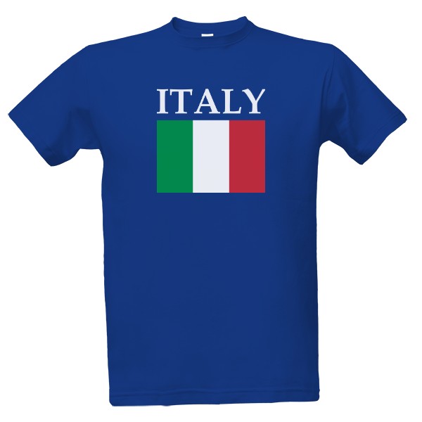 Tričko s potiskem Itálie - Italy