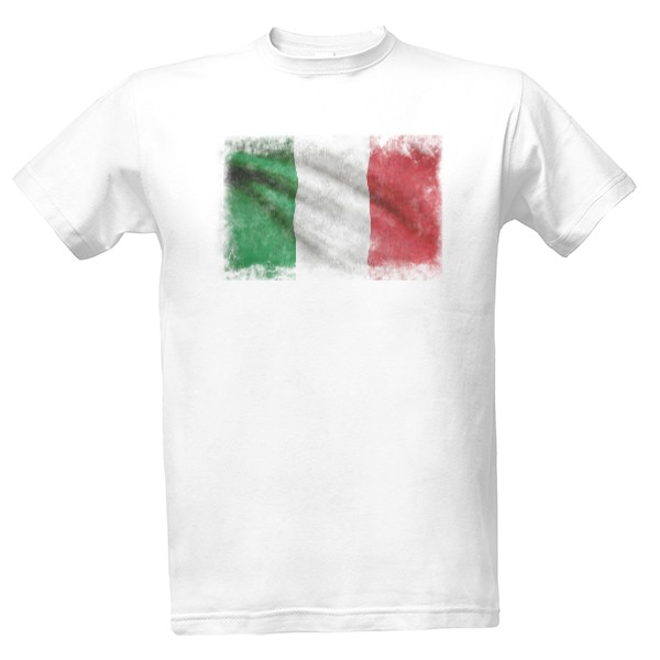 Tričko s potiskem Italská vlajka