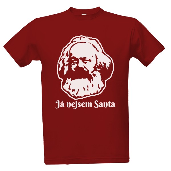 Tričko s potlačou Já nejsem Santa
