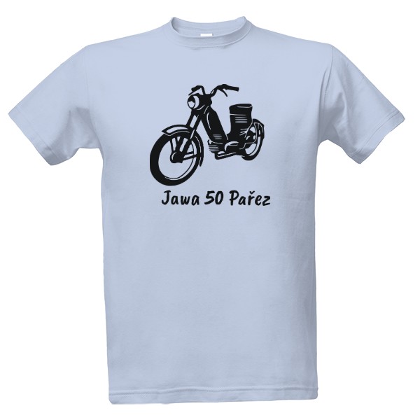 Tričko s potiskem Jawa 50 Pařez