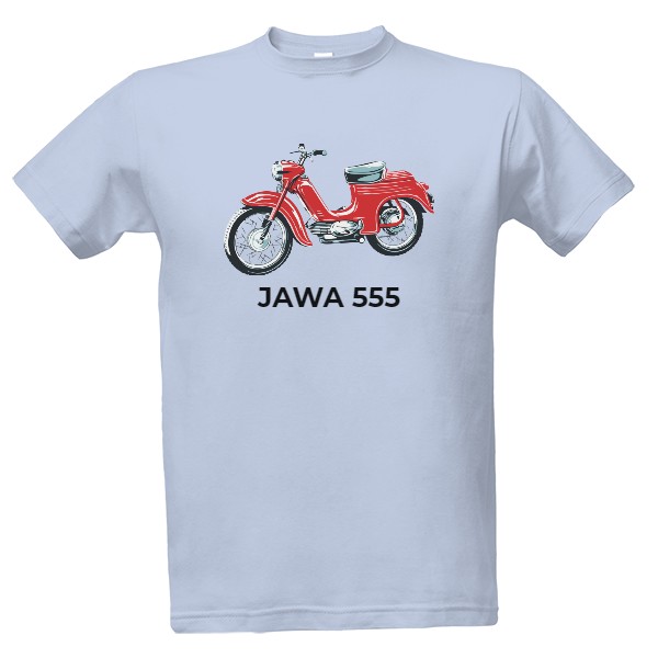 Tričko s potlačou Jawa motorka