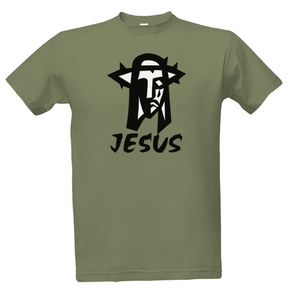 Tričko s potiskem Jesus - Ježíš Kristus