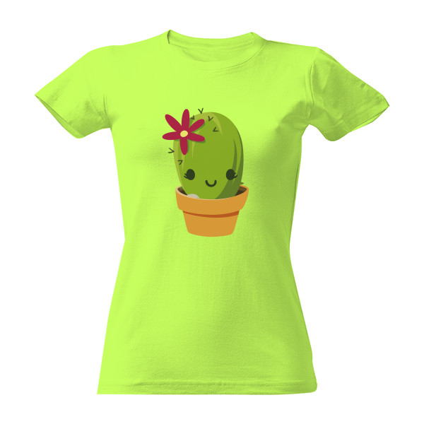 Tričko s potiskem Kaktus holka