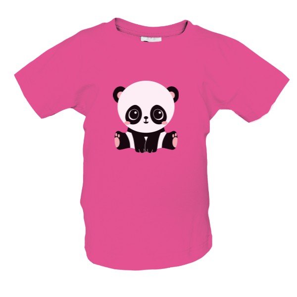 Tričko s potiskem Kawaii Panda