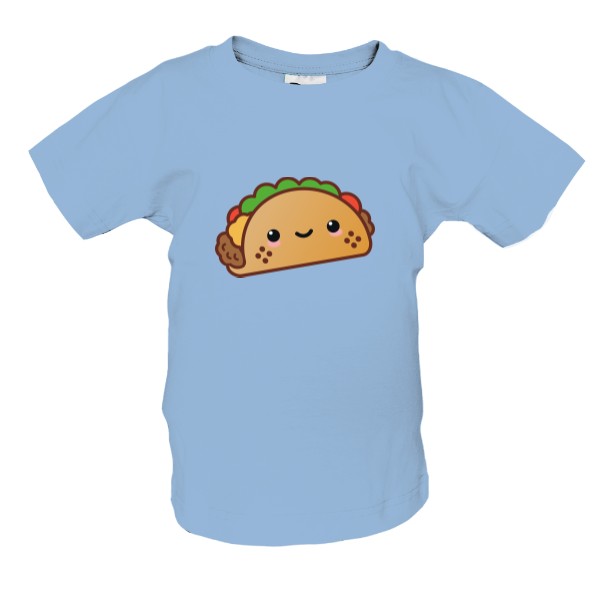 Tričko s potlačou Kawaii Taco