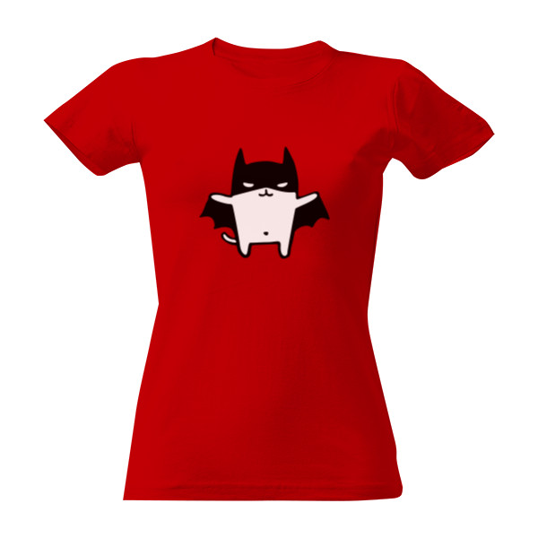 Tričko s potlačou Kočka netopýr
