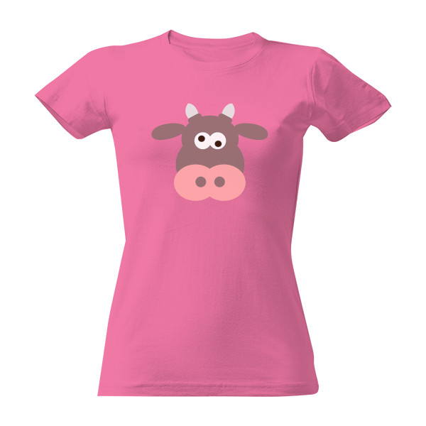 Tričko s potlačou Kráva