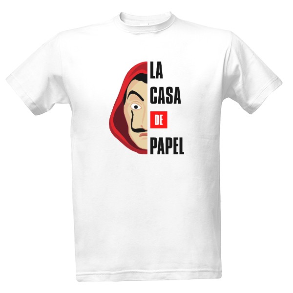 Tričko s potiskem La Case de Papel