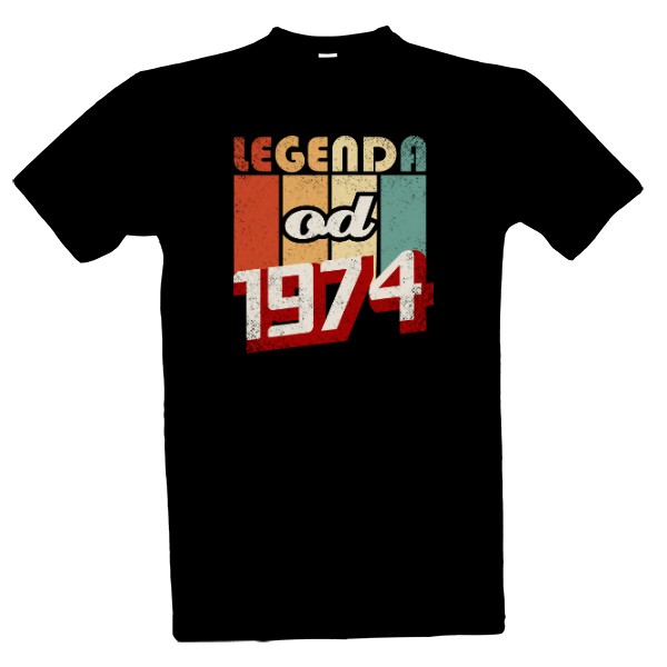 Tričko s potiskem Legenda od 1974