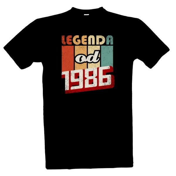 Tričko s potiskem Legenda od 1986