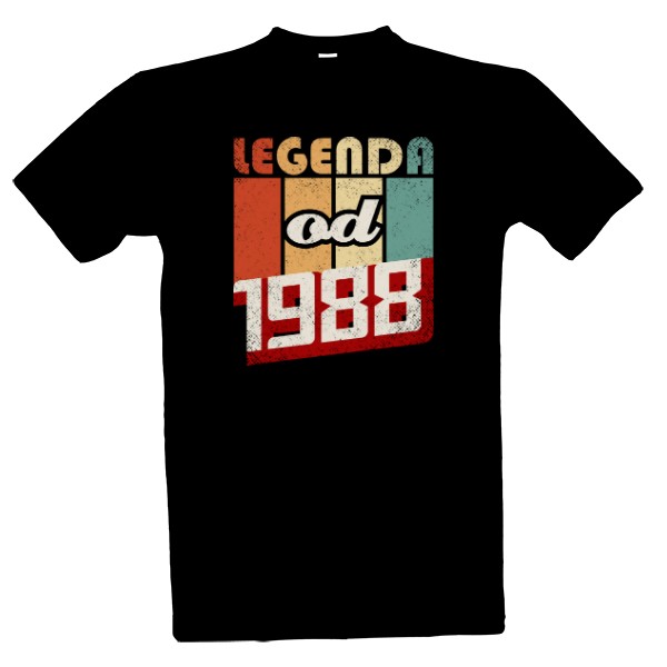 Tričko s potiskem Legenda od 1988