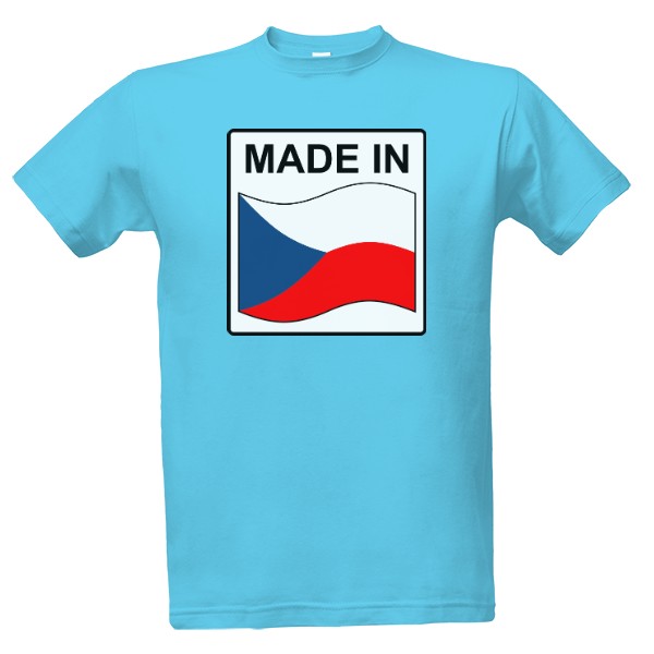 Tričko s potiskem Made in Czech Republic