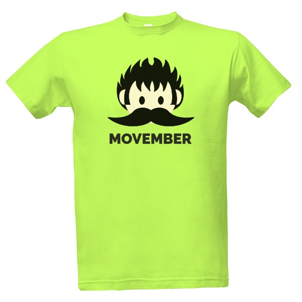 Tričko s potiskem Movember dětská hlava