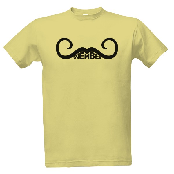 Tričko s potlačou Movember text