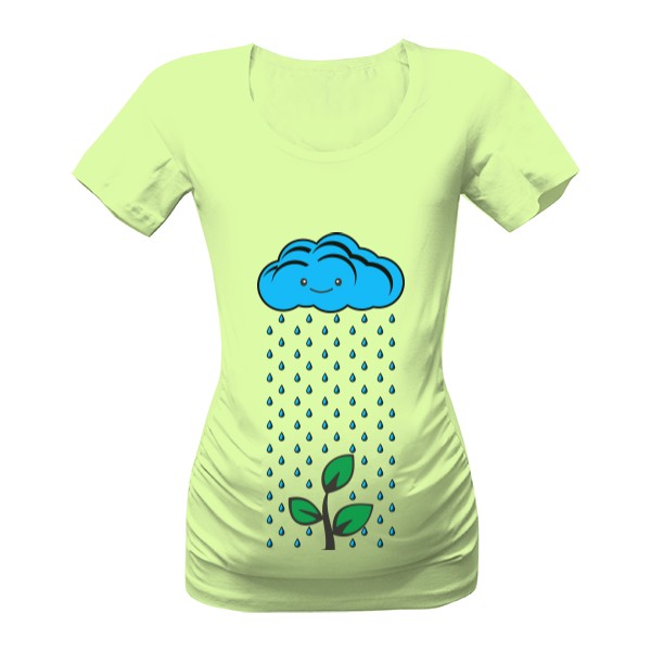 Tričko s potlačou Mrak prší na klíček - barevné