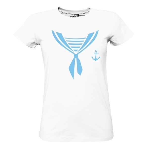 Tričko s potlačou Námořnické tričko - modrý tisk