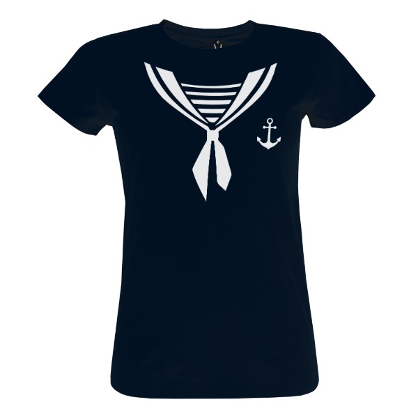Tričko s potlačou Námořnické tričko - bílý tisk