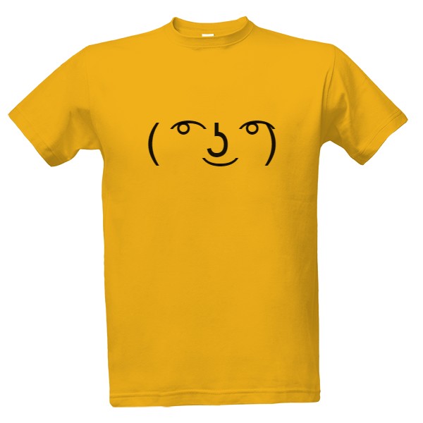 Tričko s potlačou Obličej ze symbolu