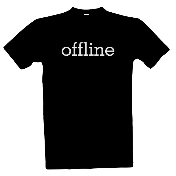Tričko s potiskem offline