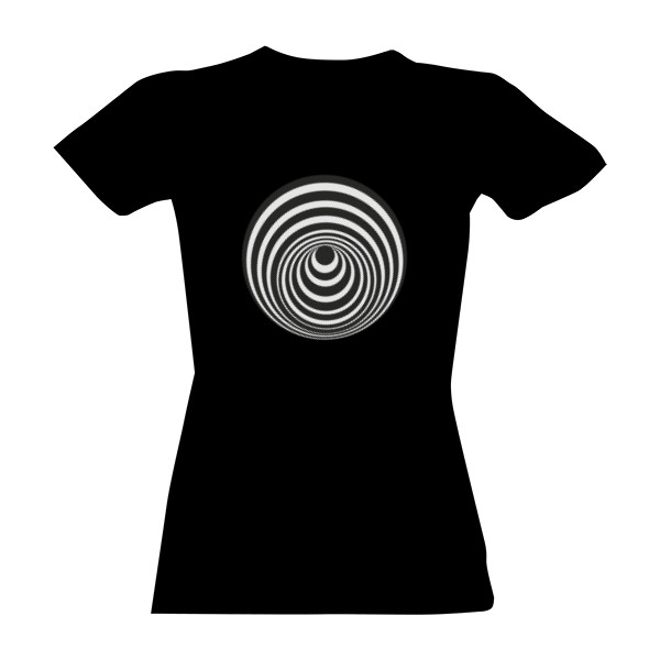 Tričko s potlačou Optická kruhová iluze