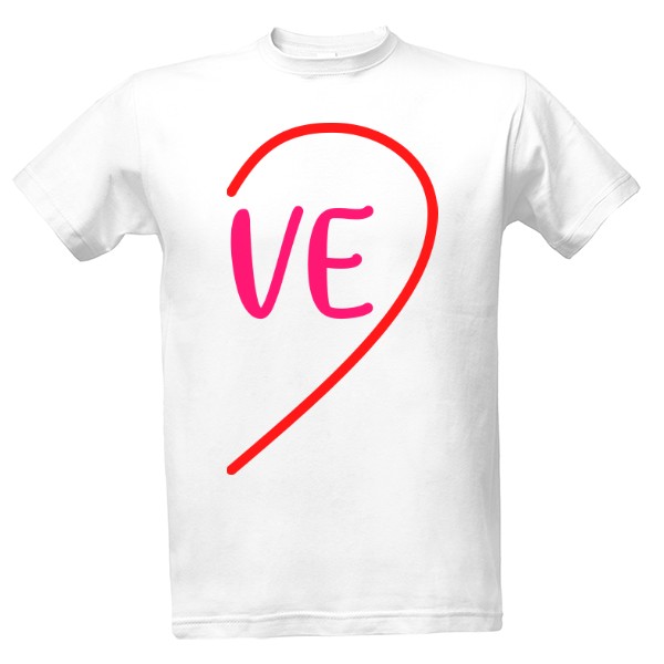 Tričko s potiskem Párové tričko - Love Valentýn pro něj