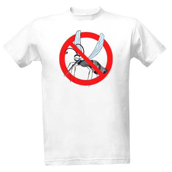 Tričko s potiskem Nechcete, aby vás poštípali komáři?