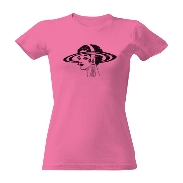 Tričko s potlačou Retro hlava Saturn