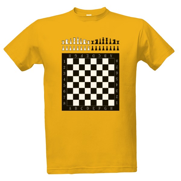 Tričko s potiskem Šachovnice
