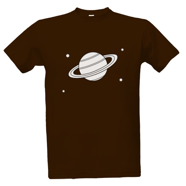 Tričko s potiskem Saturn planeta velká