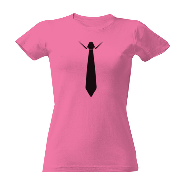 Tričko s potiskem Společenské tričko černá kravata