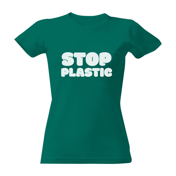Tričko s potlačou STOP Plastic