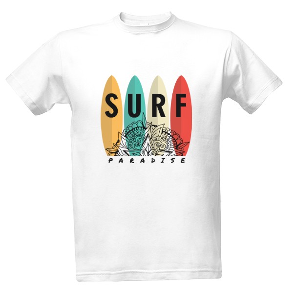 Tričko s potiskem Surf Paradise