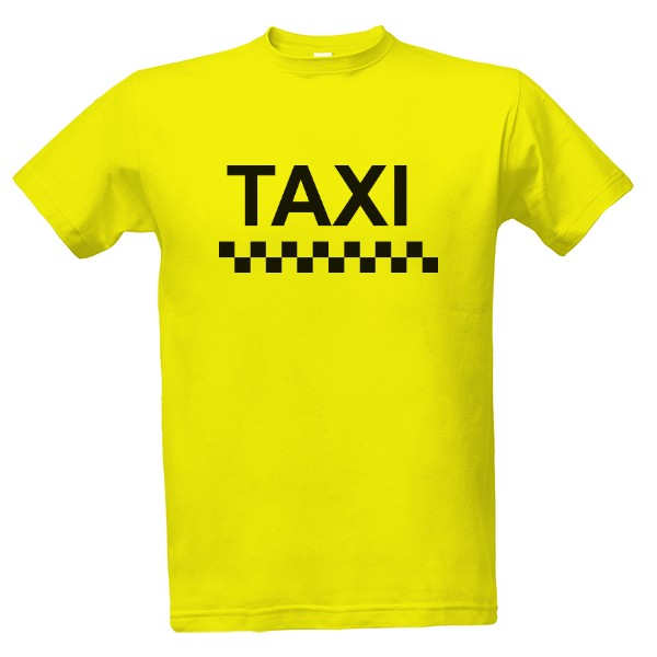 Tričko s potiskem Taxi 