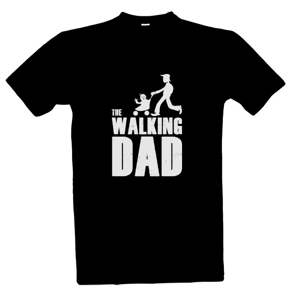 Tričko s potlačou The walking dad seriál