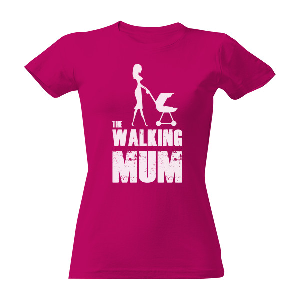 Tričko s potlačou The walking mum
