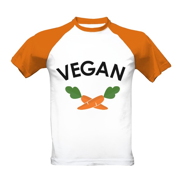 Tričko s potiskem Vegan miluji mrkev