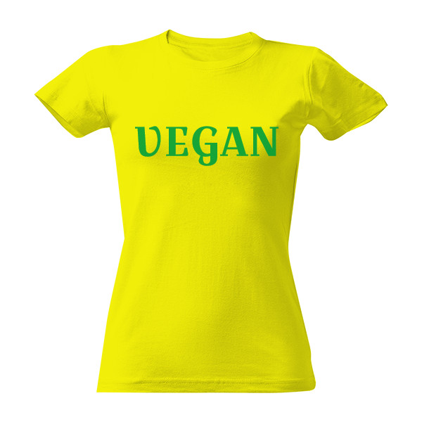 Tričko s potlačou Vegan