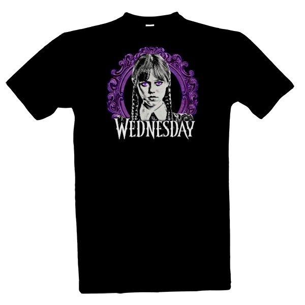 Tričko s potiskem Wednesday Addams - Nevermore