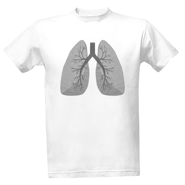 Tričko s potlačou Zdravé plíce